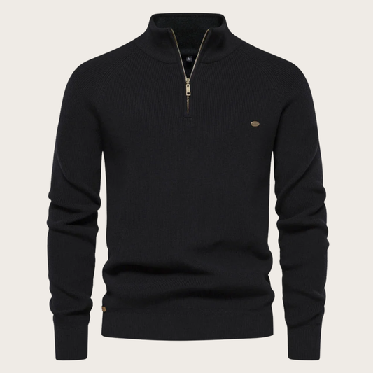 Pull Col Montant Zippé – Aurelian - Solvain